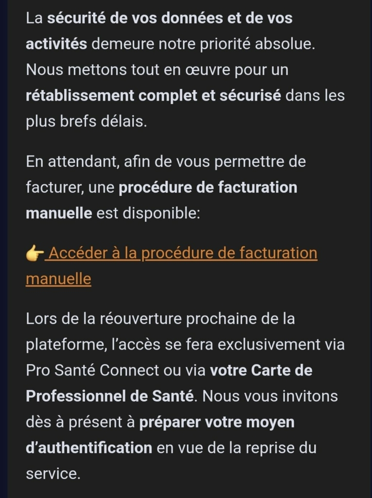 Cyberattaque Weda : 23 000 soignants paralysés et des millions de patients exposés — un risque majeur d’usurpation d’identité 3 Weda2