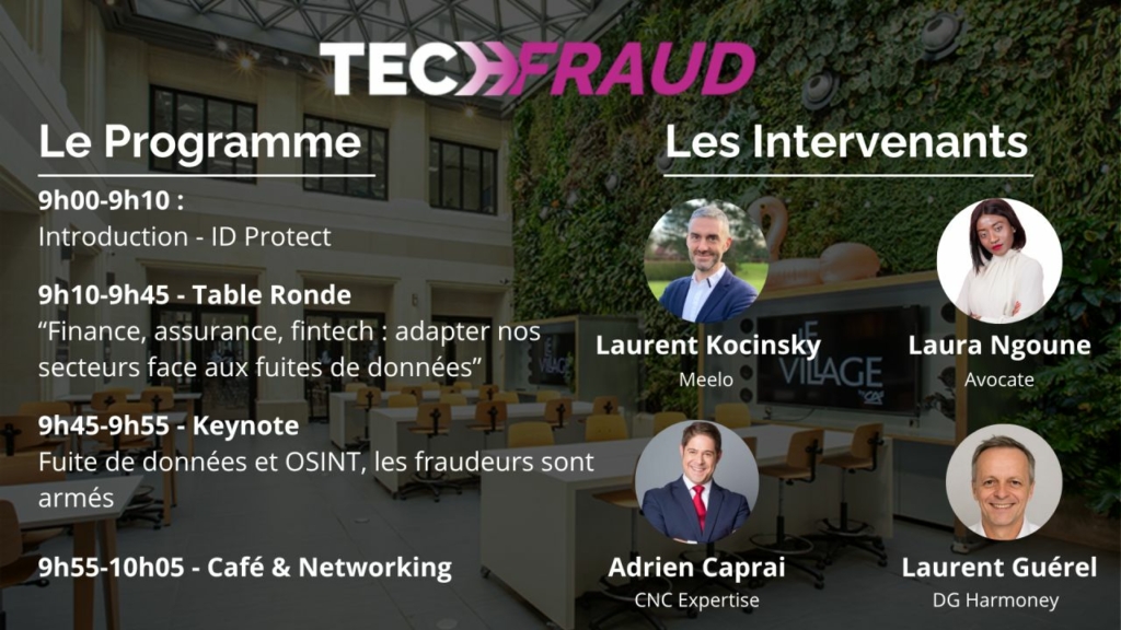 ID Protect lance Techfraud 2026 : un événement pour reconstruire la confiance numérique face aux fuites de données 2 TechFraud 2026 programme 1