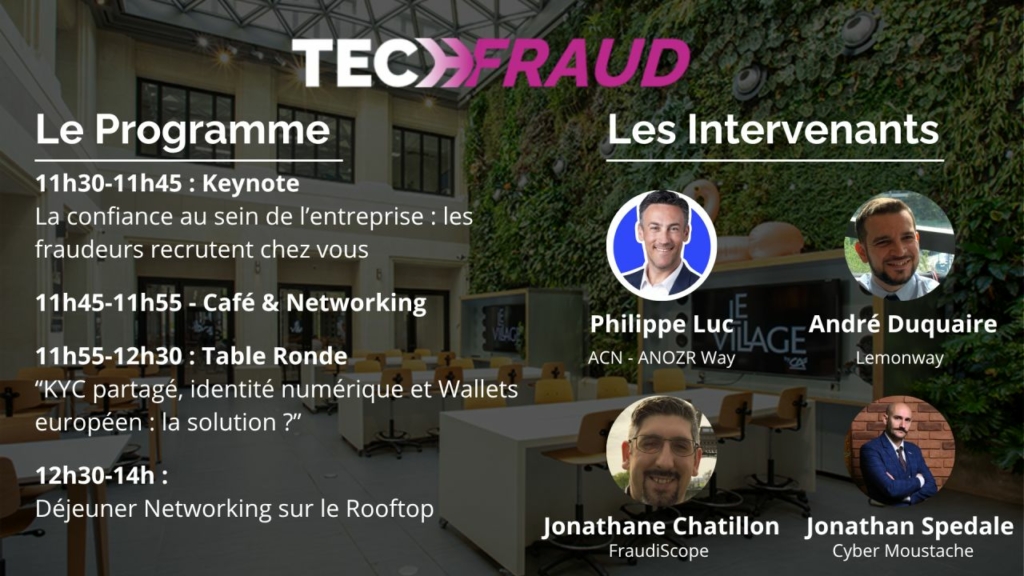 ID Protect lance Techfraud 2026 : un événement pour reconstruire la confiance numérique face aux fuites de données 4 TechFraud 2026 programme 3