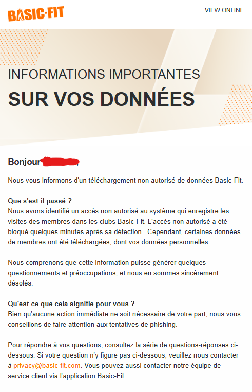 Basic-Fit piraté : une cyberattaque expose des données bancaires de membres 2 hack basic fit
