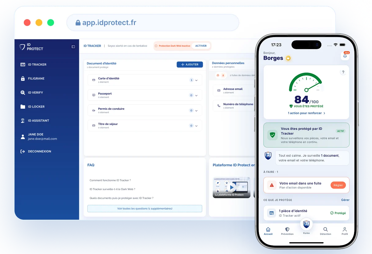 Apps d'ID Protect