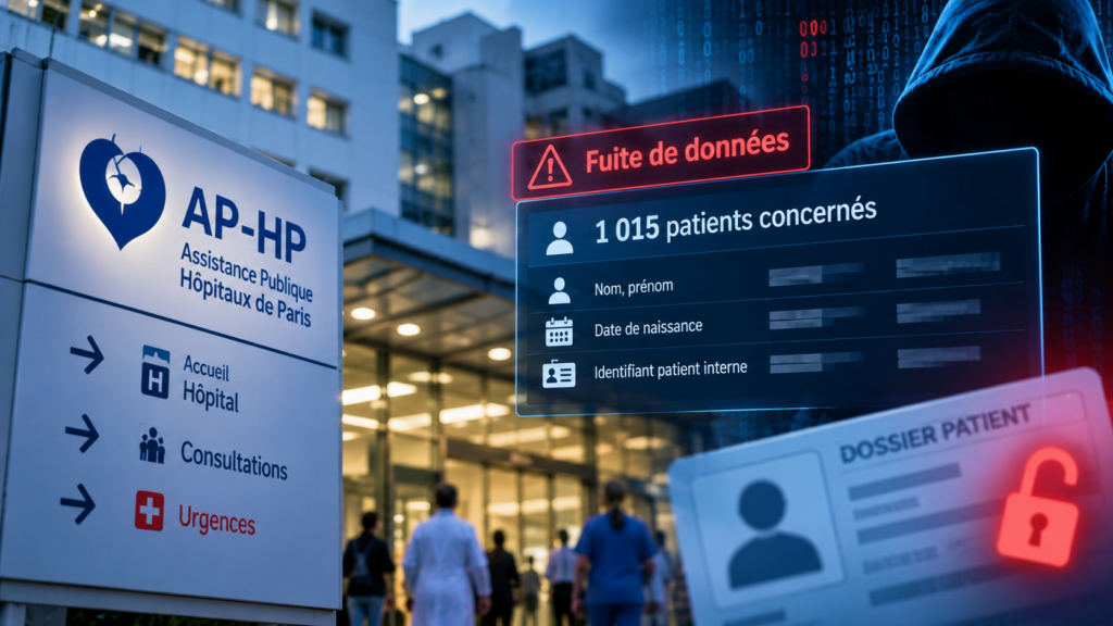 fuite données AP HP